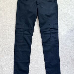 Hudson Women’s Black Cargo Denim Jeans - Stretchy Slim Fit - Size 30